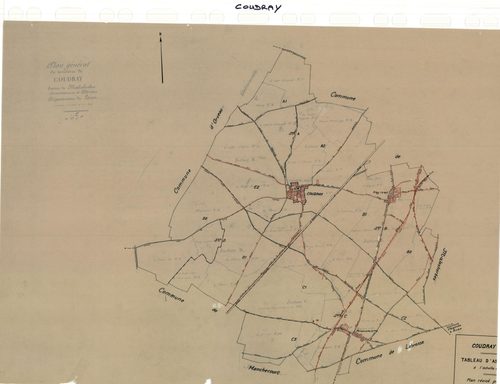 Coudray - Tableau d'assemblage