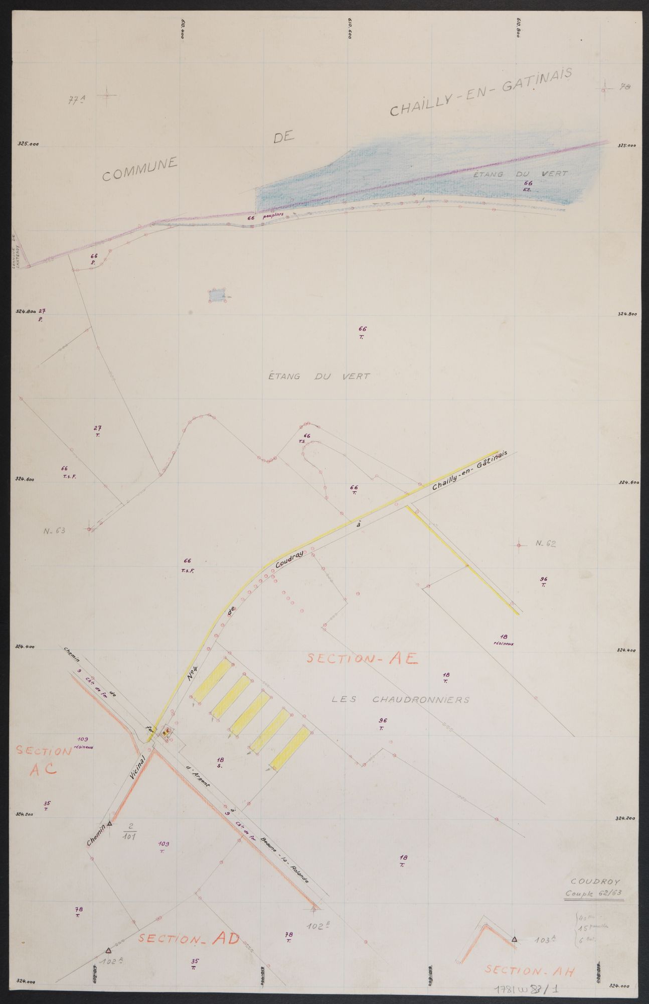 Coudroy - Sections