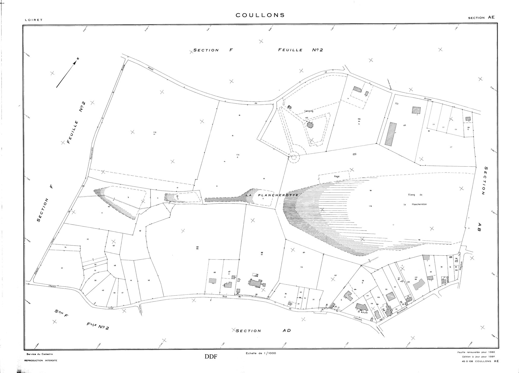 Coullons - Sections
