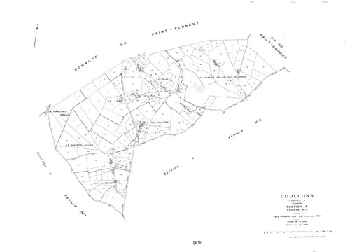 Coullons - Sections
