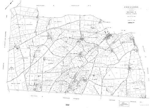 Coullons - Sections
