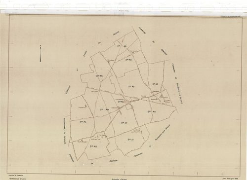 Coulmiers - Tableau d'assemblage
