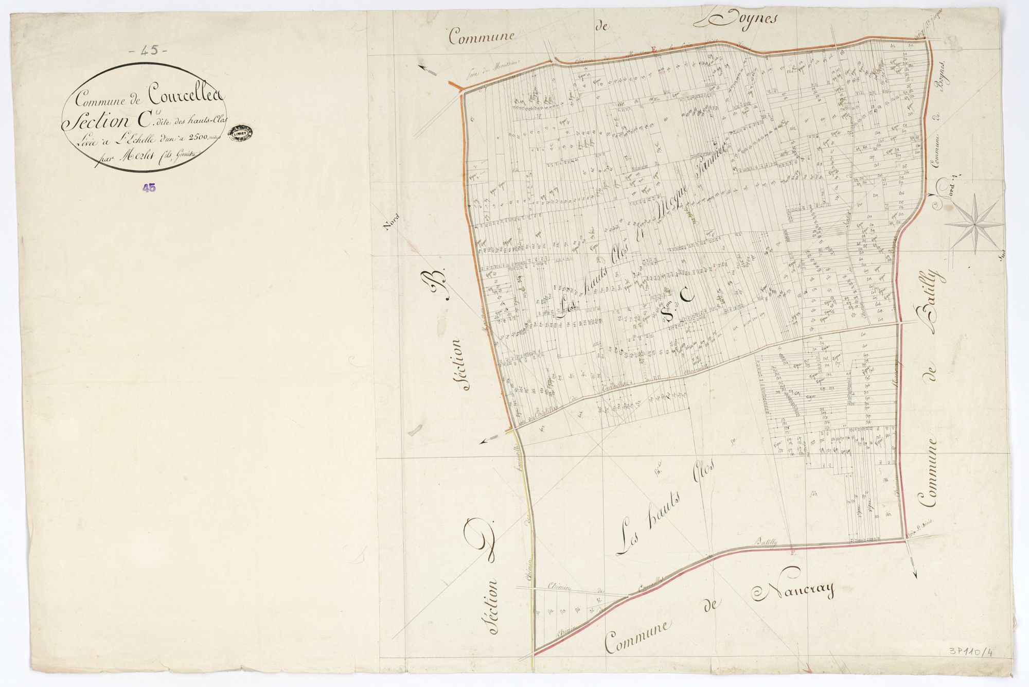 Courcelles - Sections