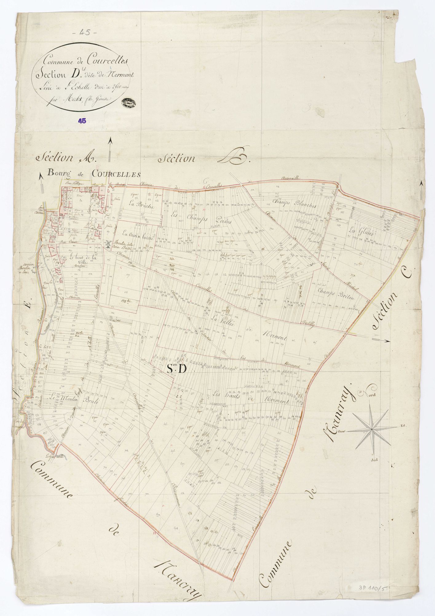 Courcelles - Sections