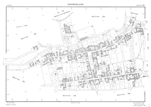 Courcelles - Sections