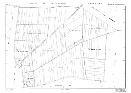 Courcelles - Sections