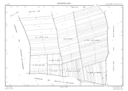 Courcelles - Sections