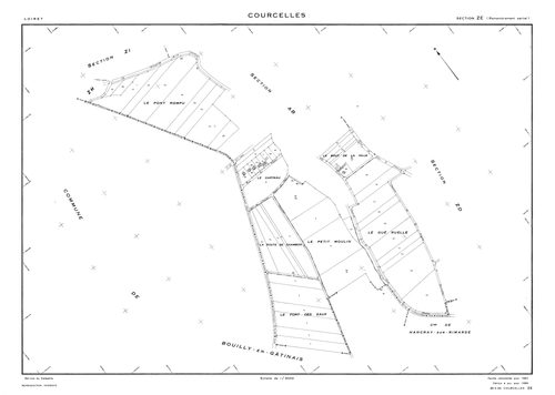 Courcelles - Sections
