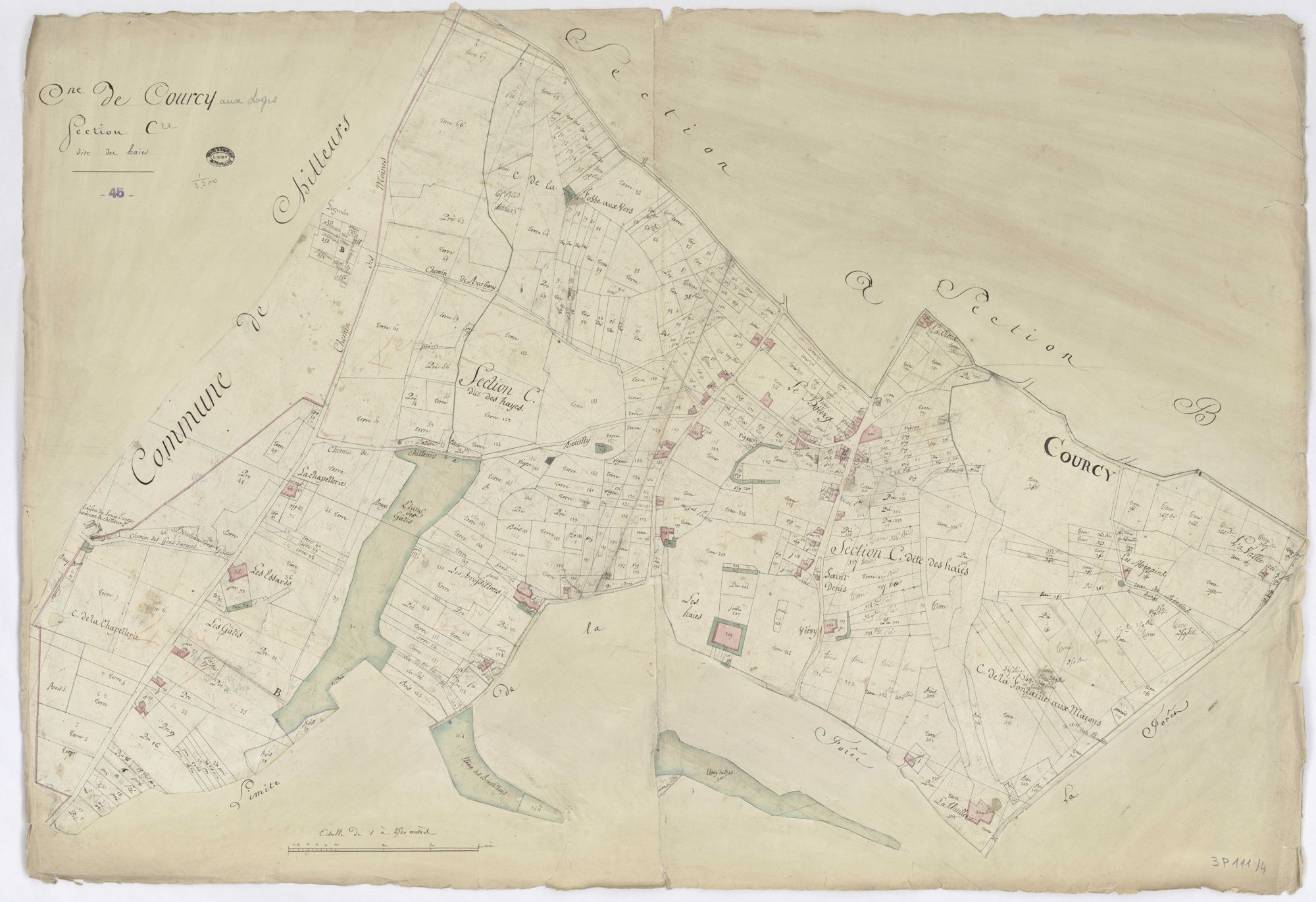 Courcy-aux-Loges - Sections