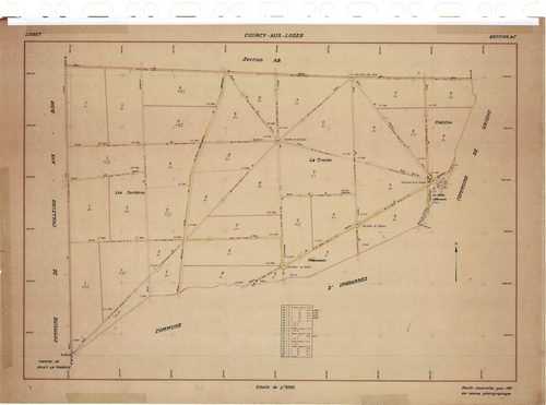 Courcy-aux-Loges - Sections