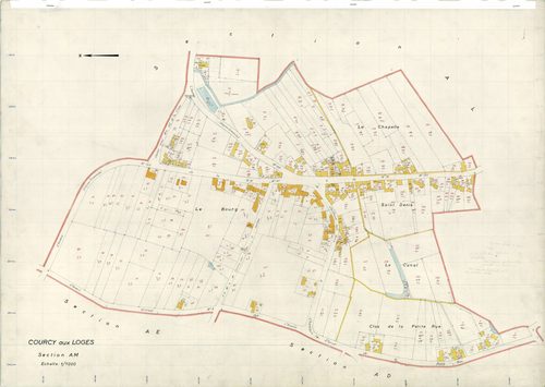 Courcy-aux-Loges - Sections
