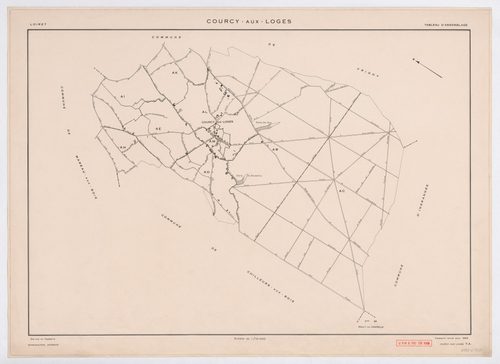 Courcy-aux-Loges - Tableau d'assemblage