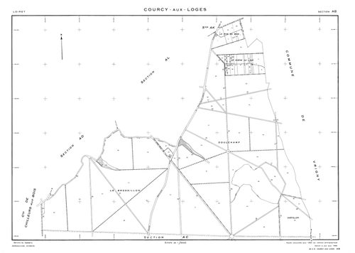 Courcy-aux-Loges - Sections