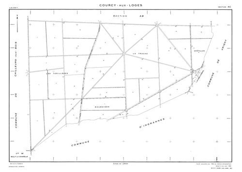 Courcy-aux-Loges - Sections