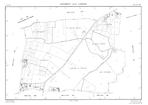 Courcy-aux-Loges - Sections