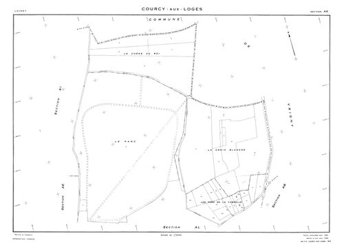 Courcy-aux-Loges - Sections