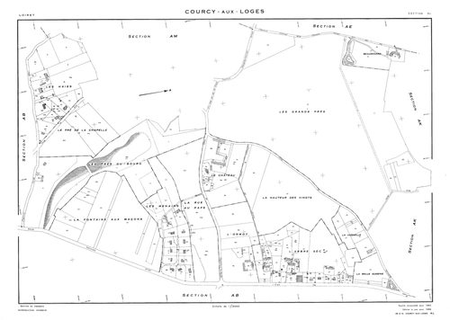Courcy-aux-Loges - Sections