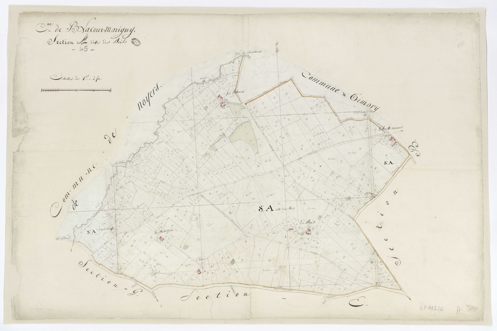 La Cour-Marigny - Sections