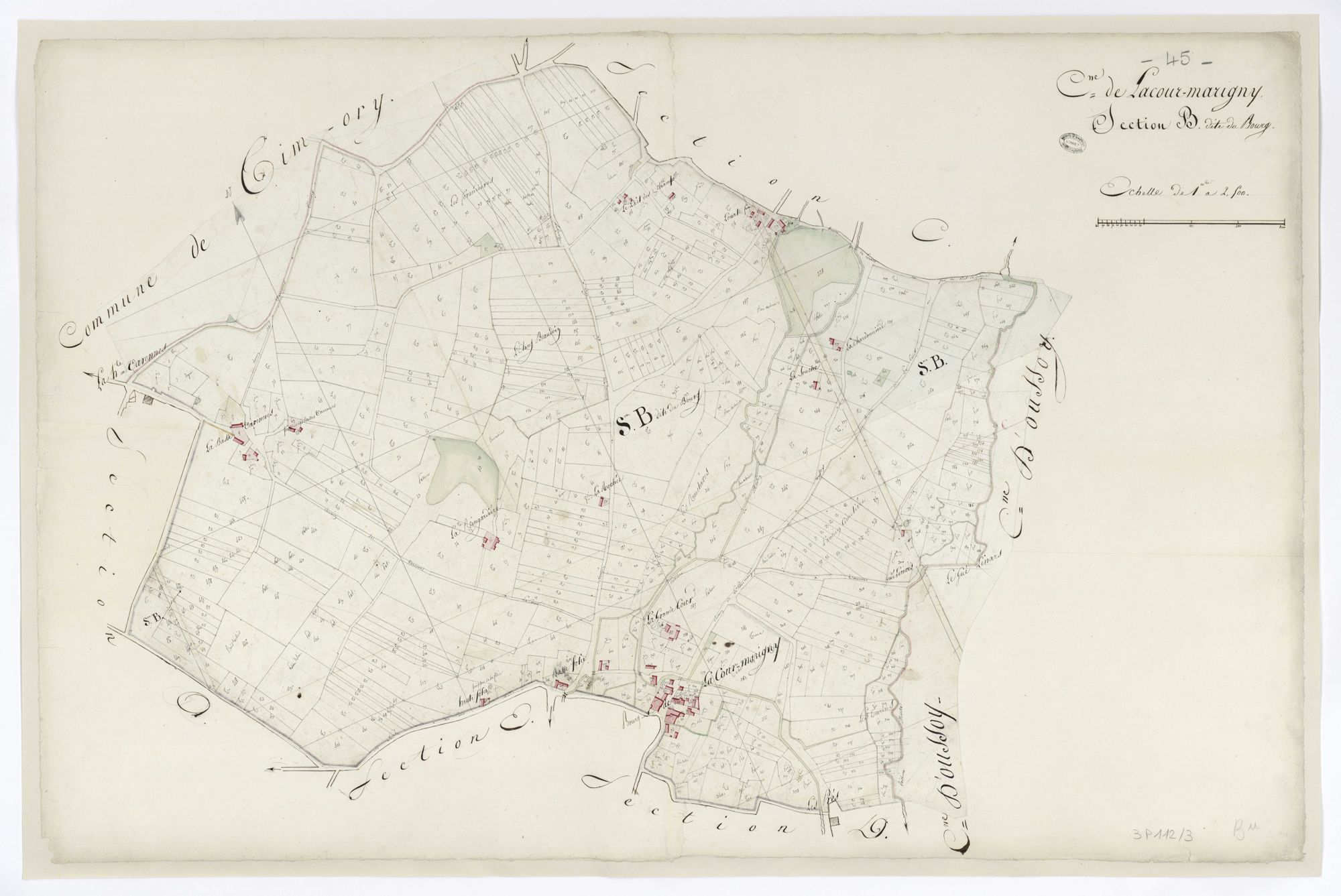La Cour-Marigny - Sections