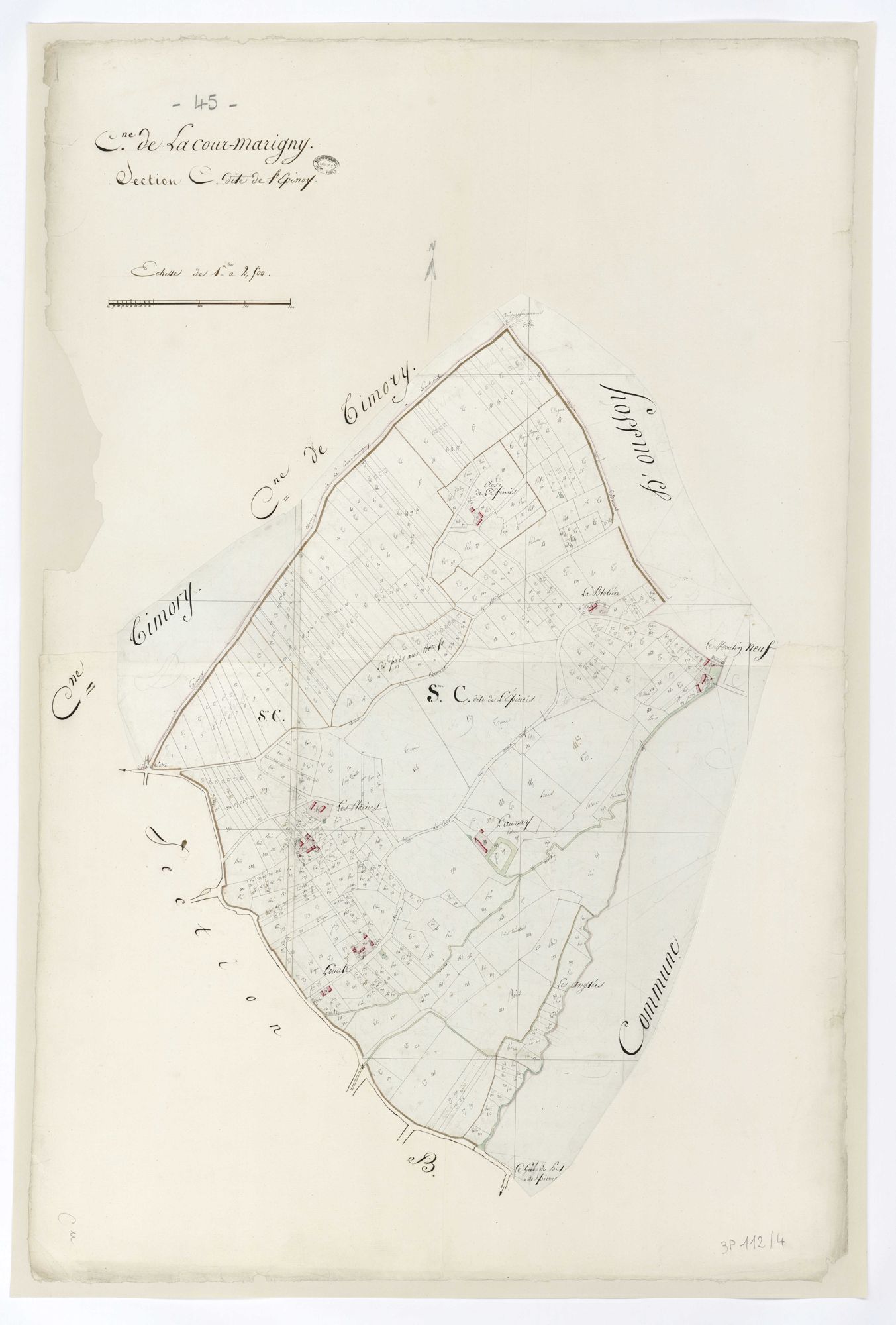 La Cour-Marigny - Sections
