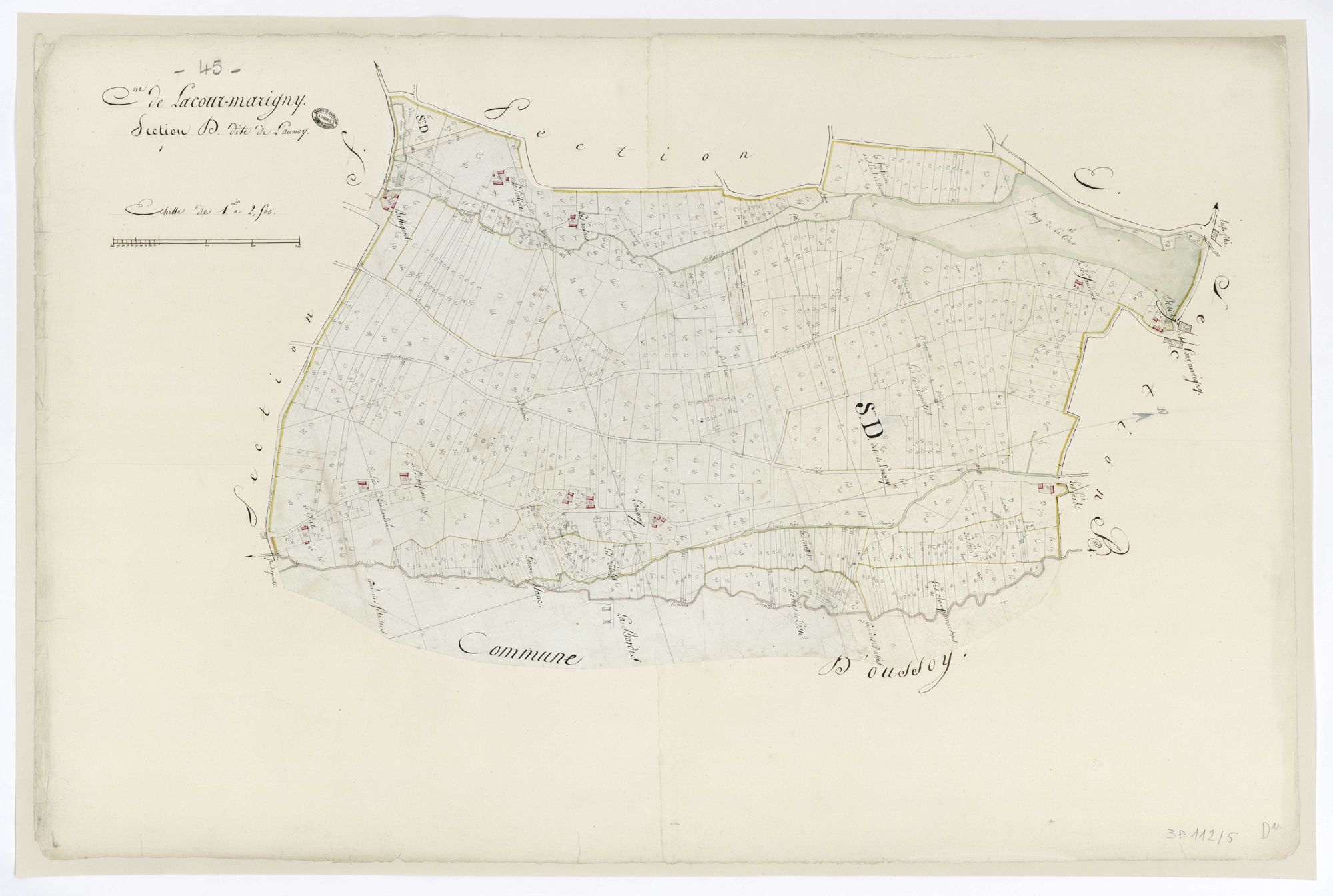 La Cour-Marigny - Sections