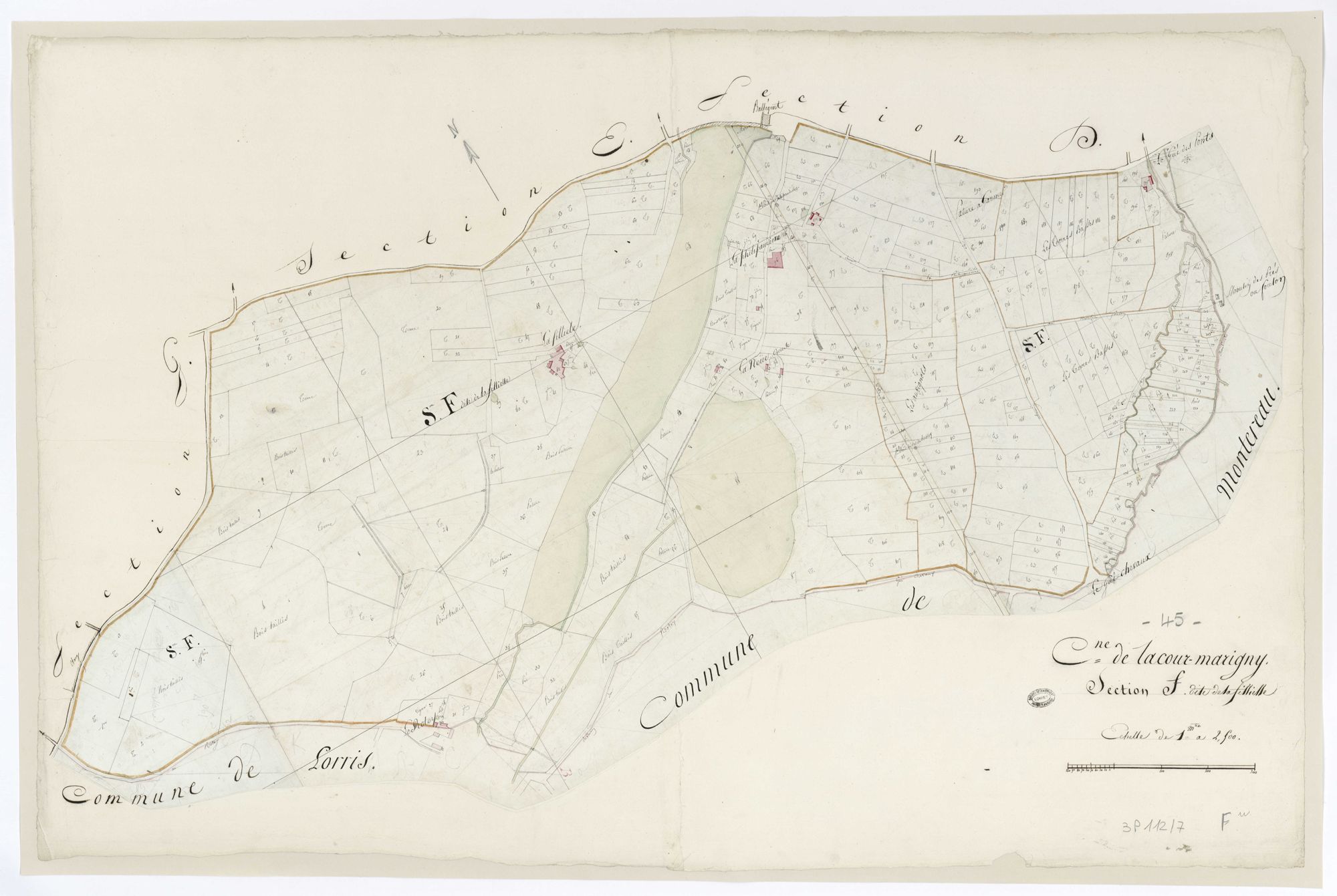 La Cour-Marigny - Sections