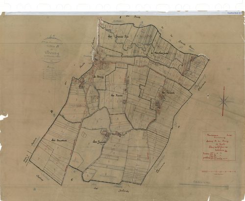 Courtemaux - Sections