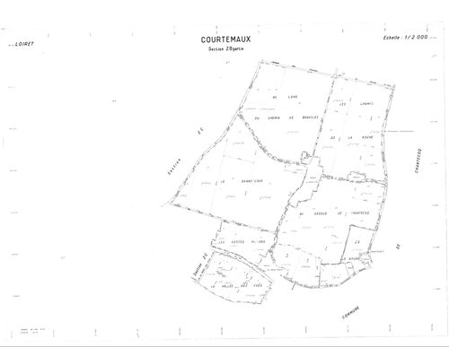 Courtemaux - Sections
