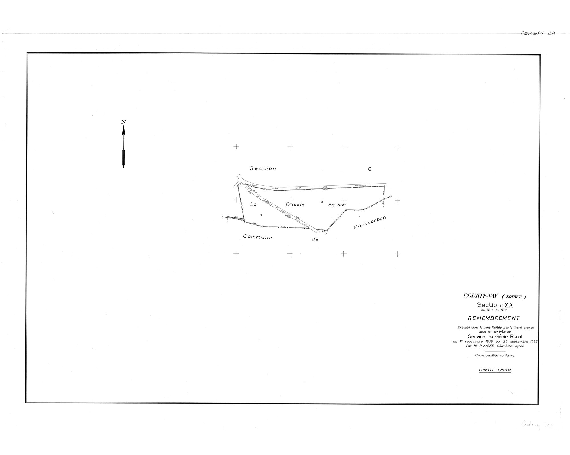 Courtenay - Sections