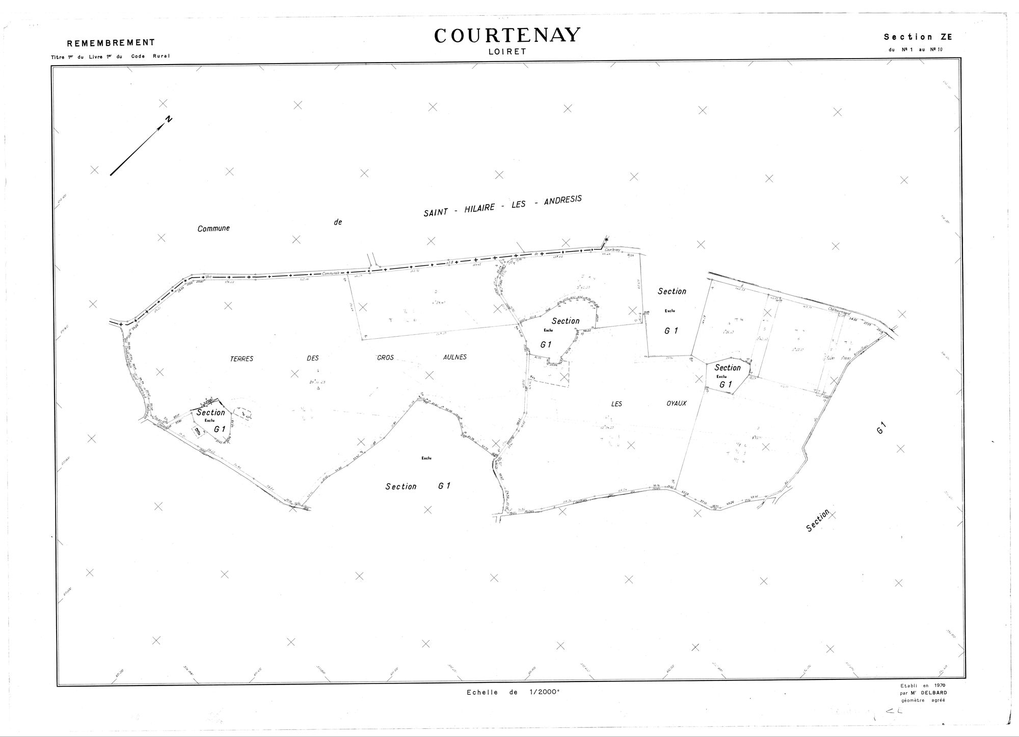 Courtenay - Sections