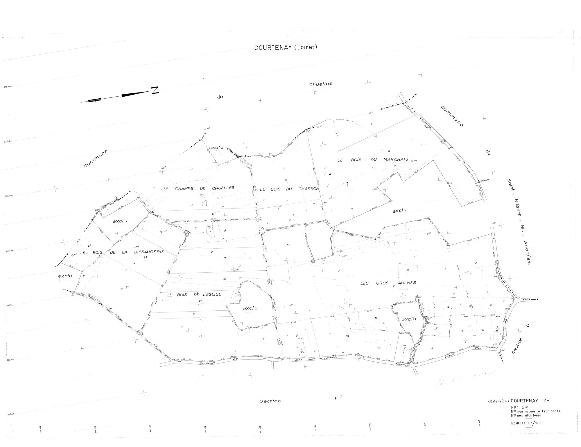 Courtenay - Sections