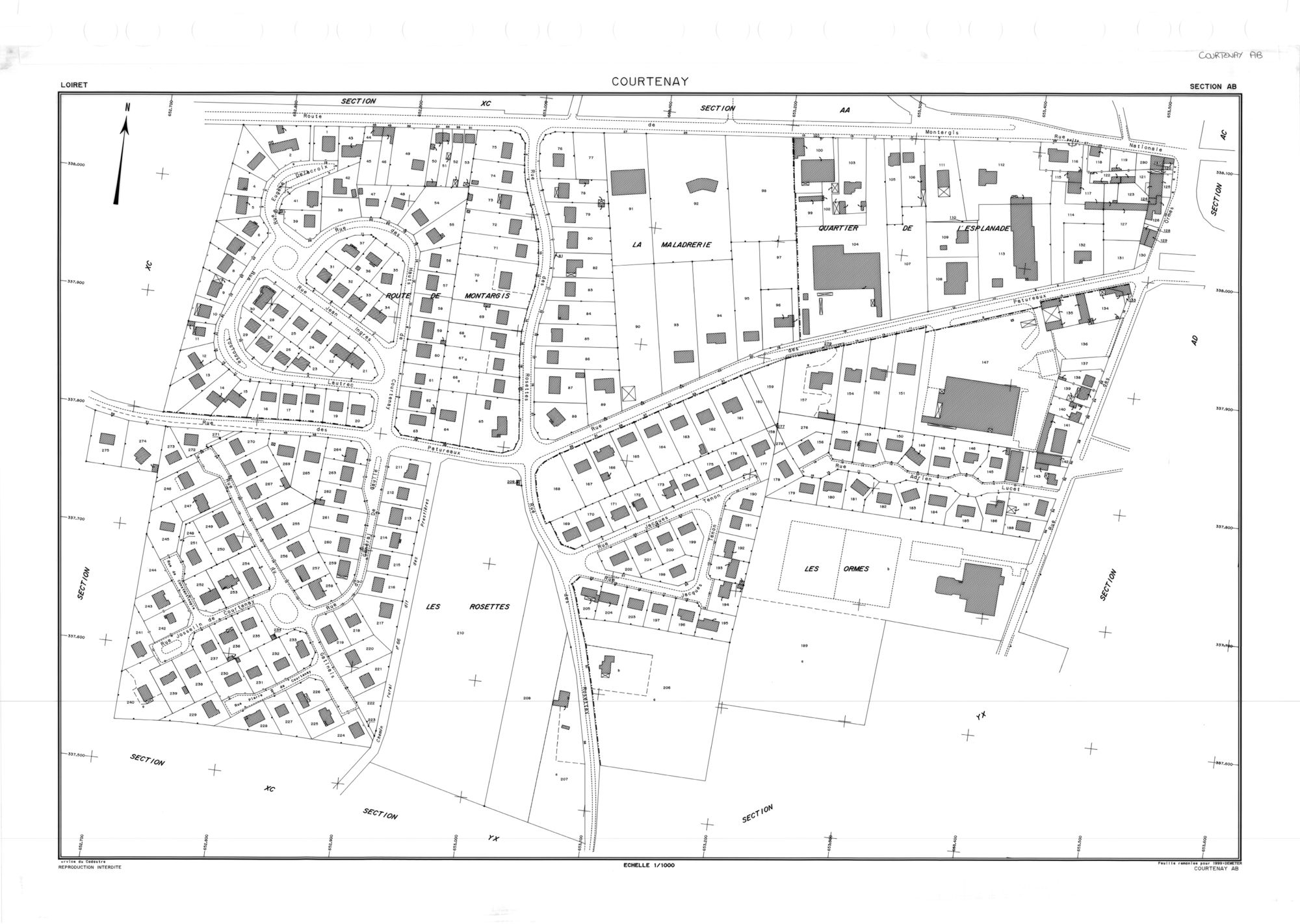 Courtenay - Sections