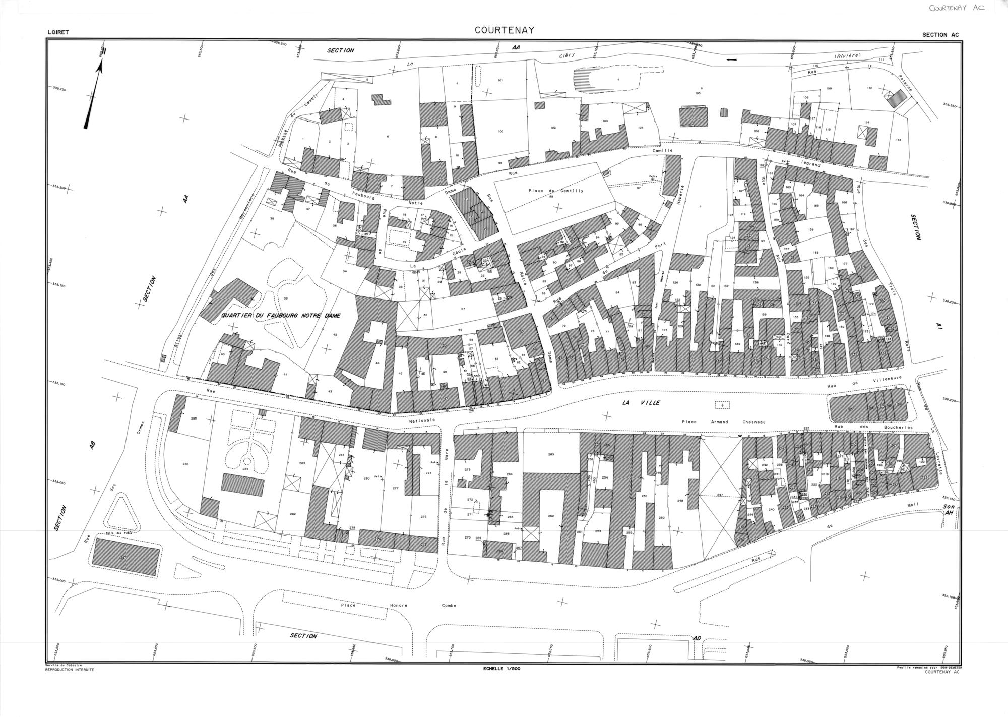Courtenay - Sections