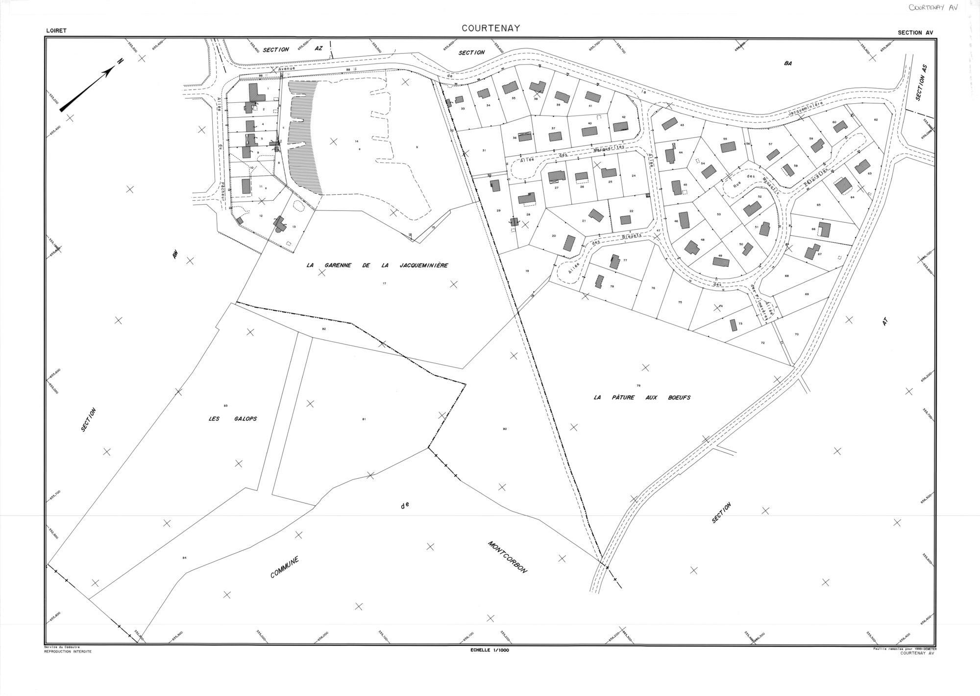 Courtenay - Sections