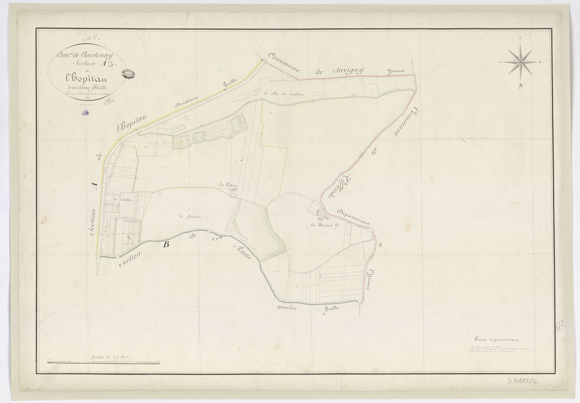 Courtenay - Sections