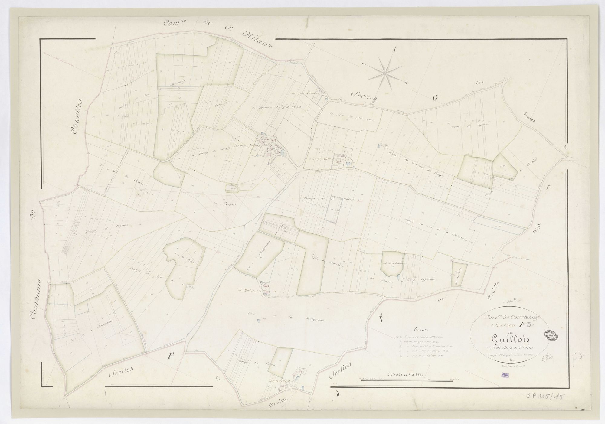 Courtenay - Sections