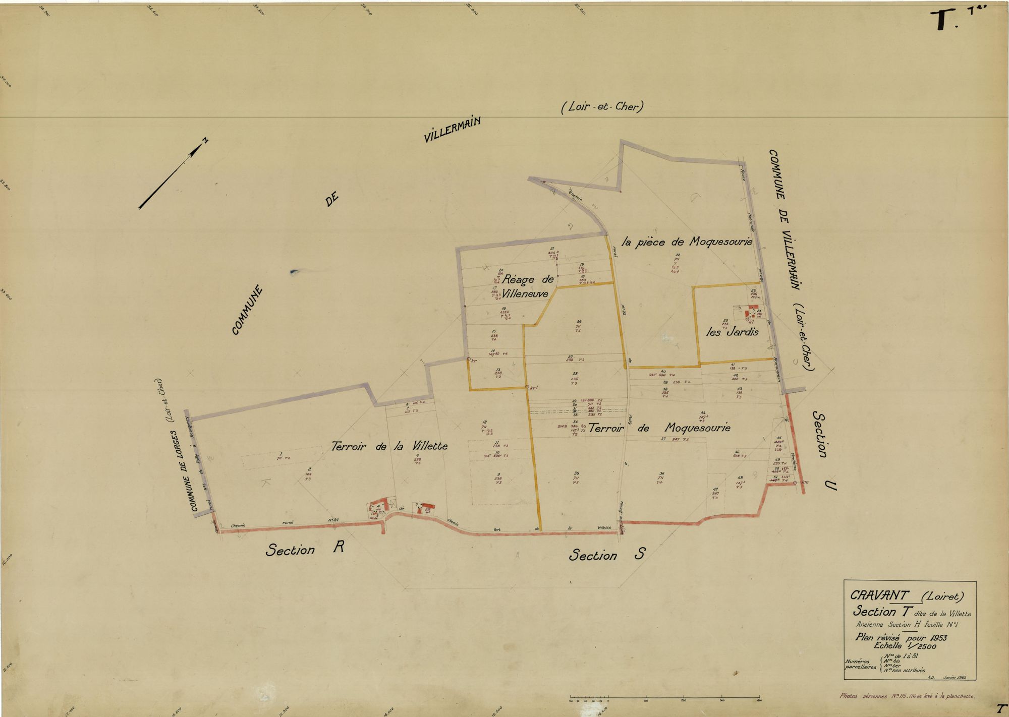 Cravant - Sections