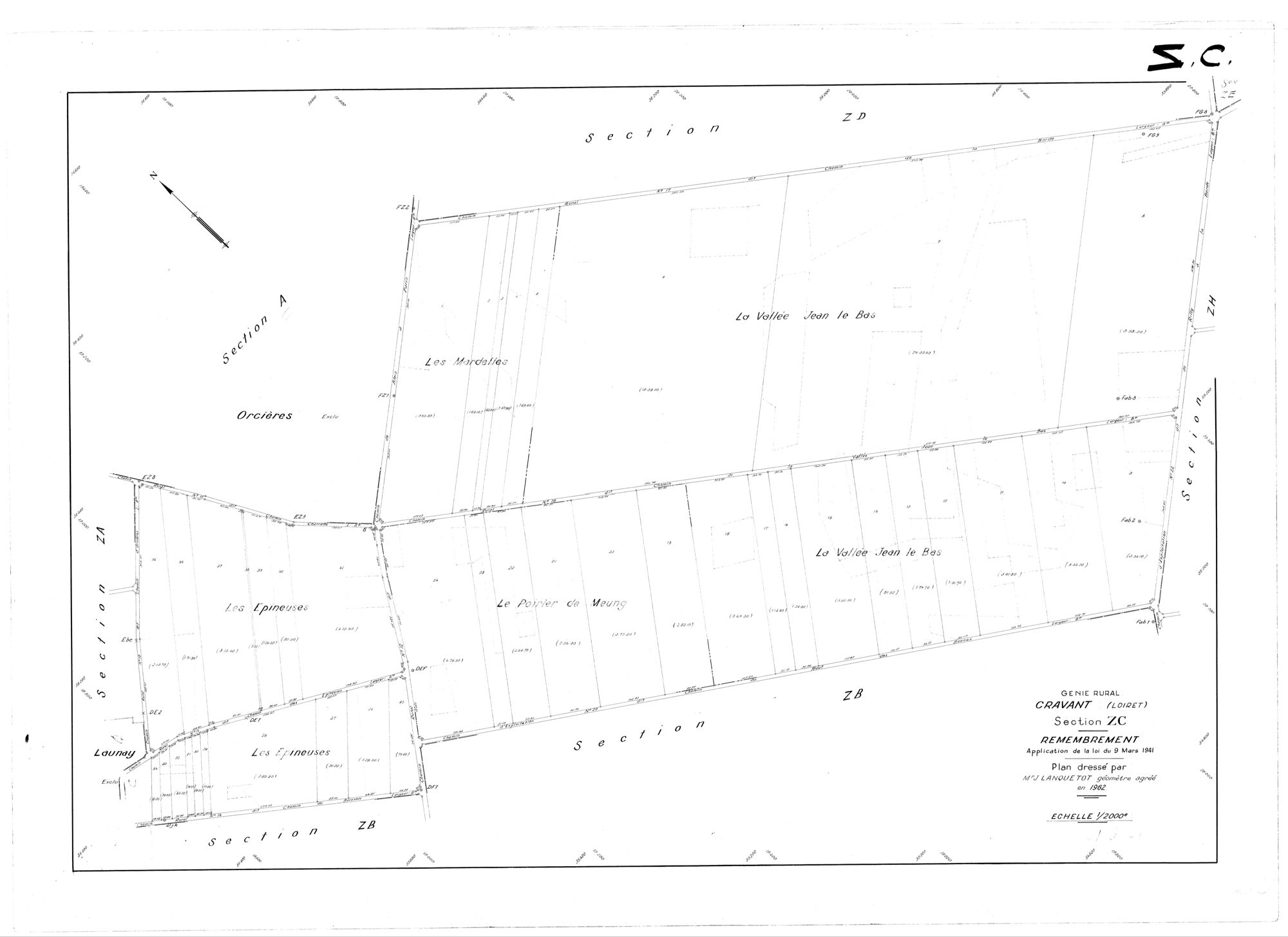 Cravant - Sections