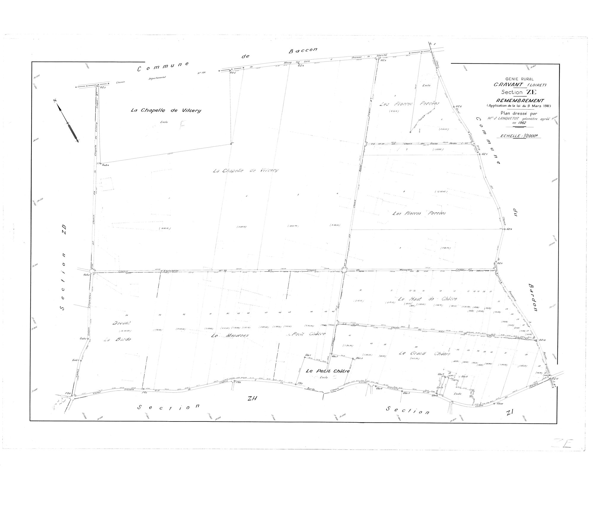 Cravant - Sections
