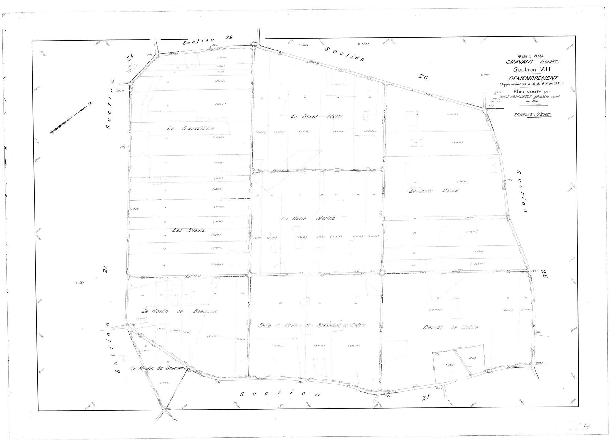 Cravant - Sections