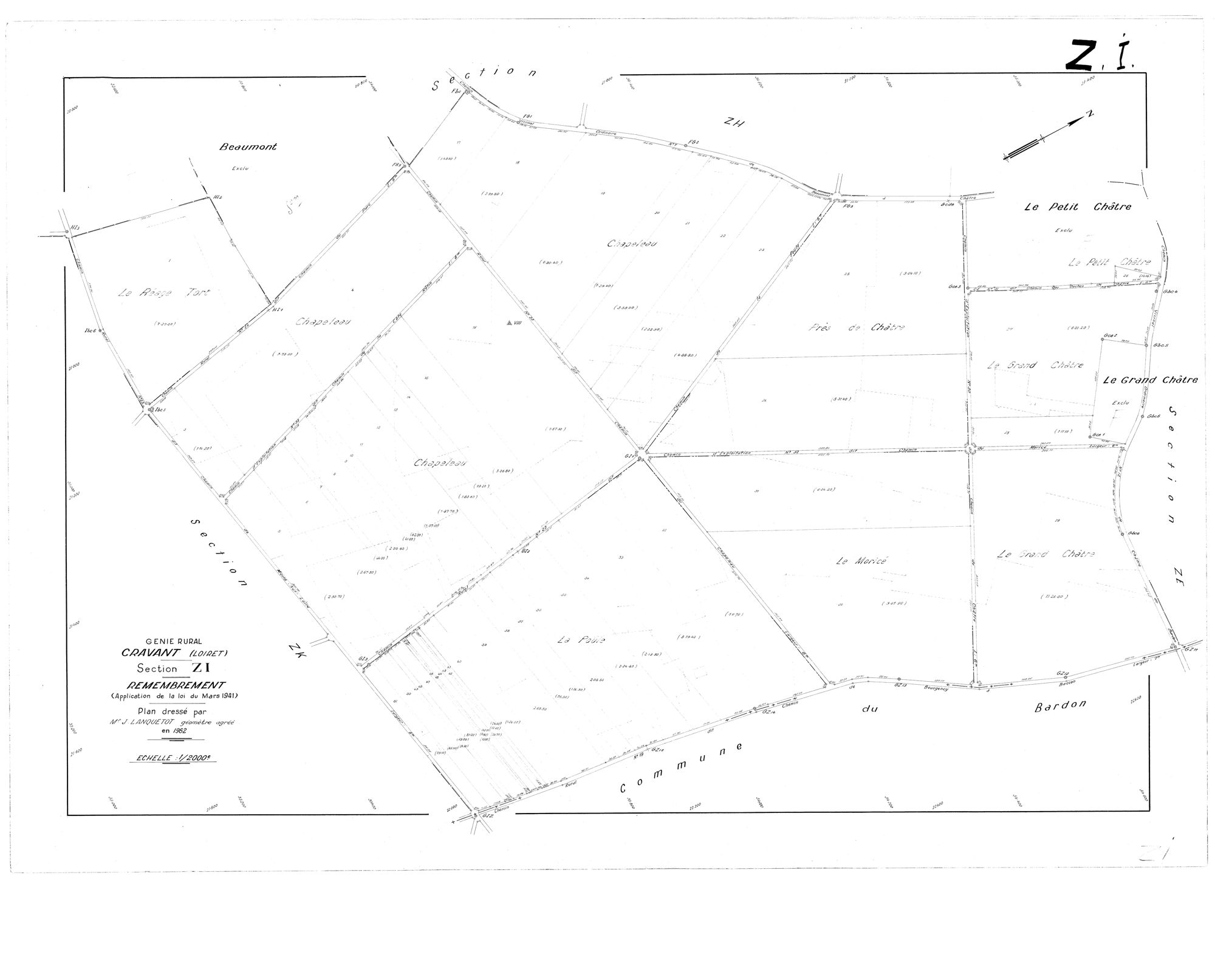 Cravant - Sections