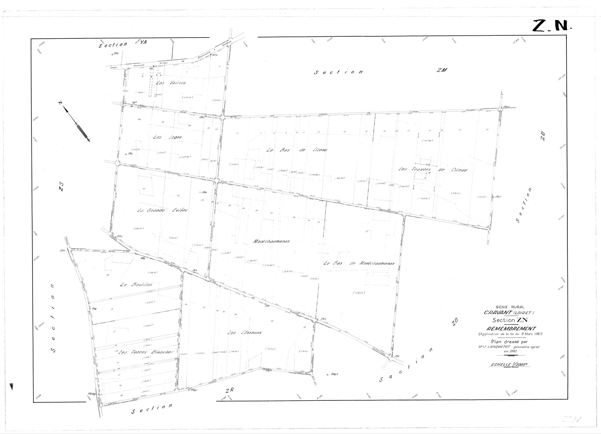 Cravant - Sections