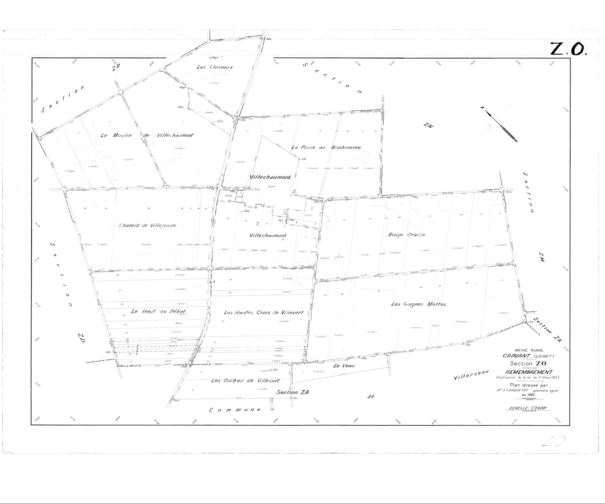 Cravant - Sections