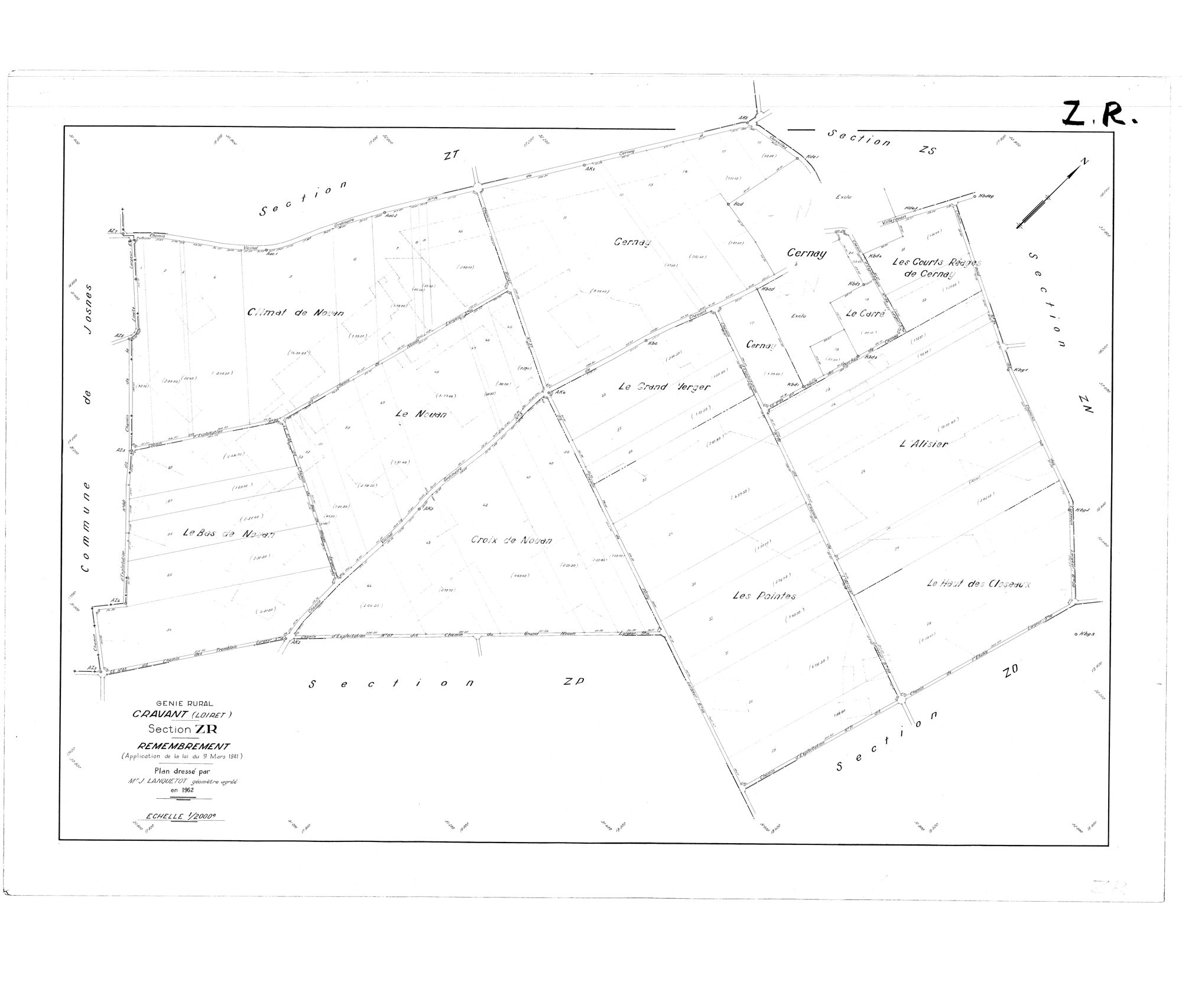 Cravant - Sections