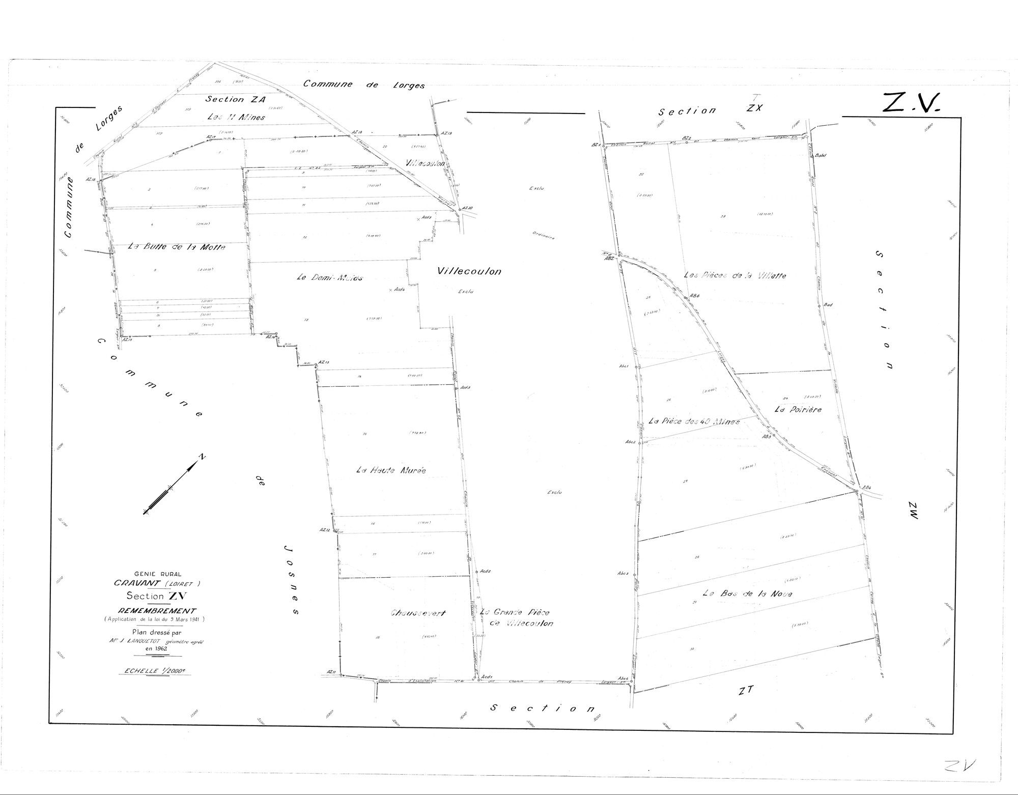 Cravant - Sections