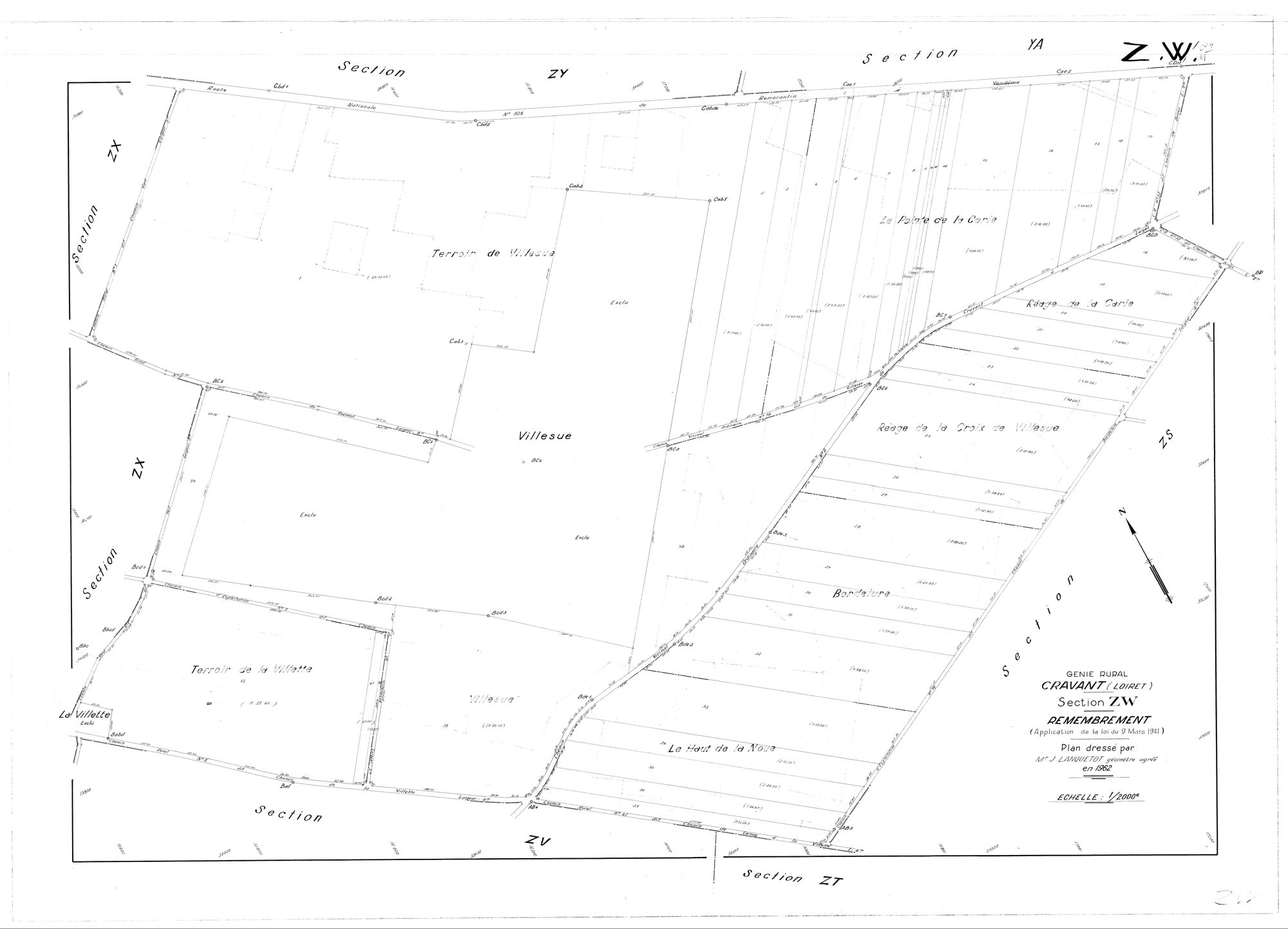 Cravant - Sections