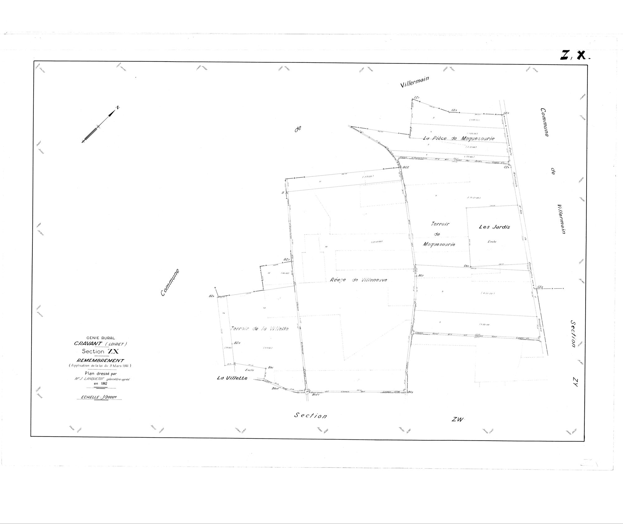 Cravant - Sections