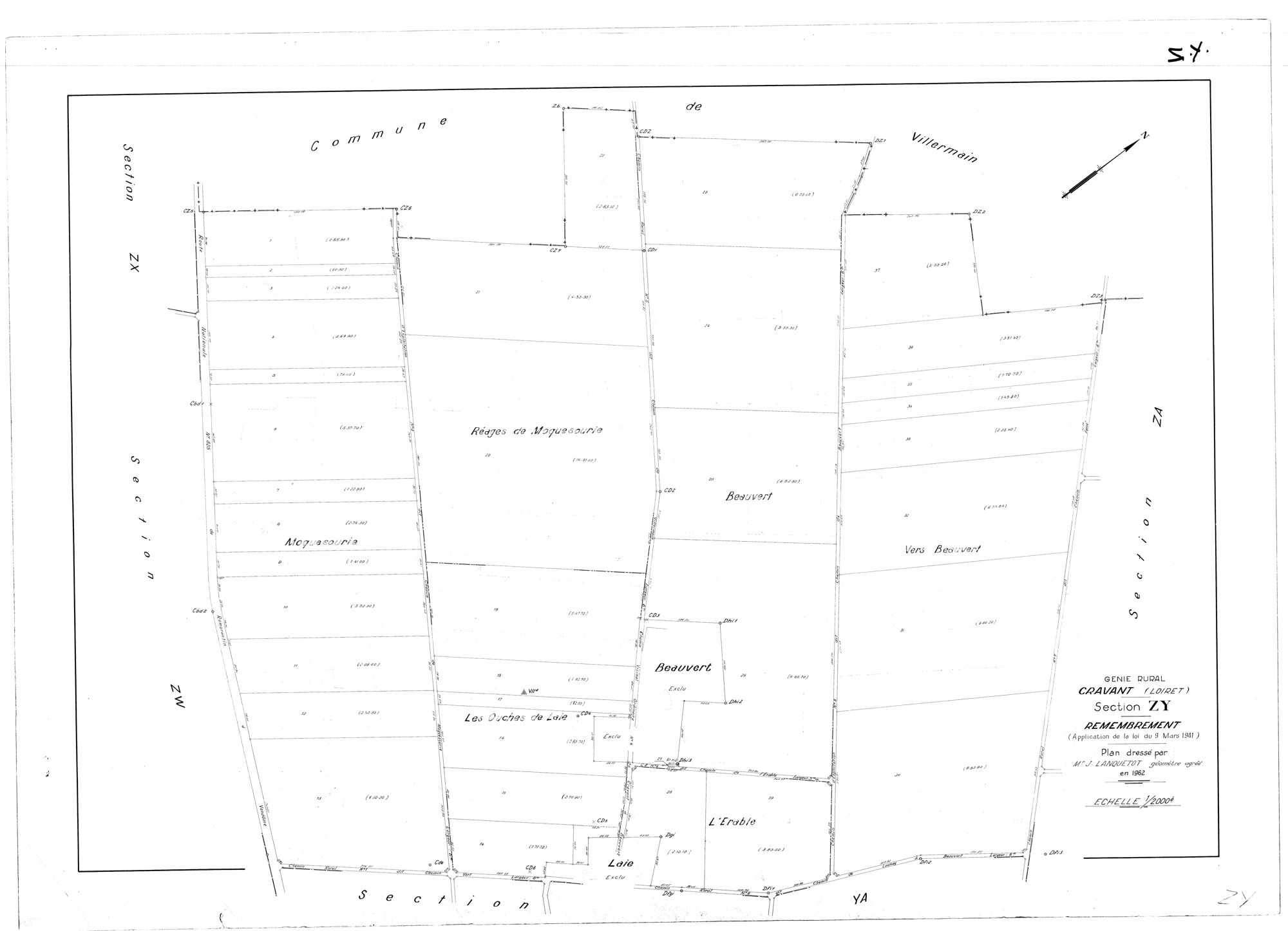 Cravant - Sections