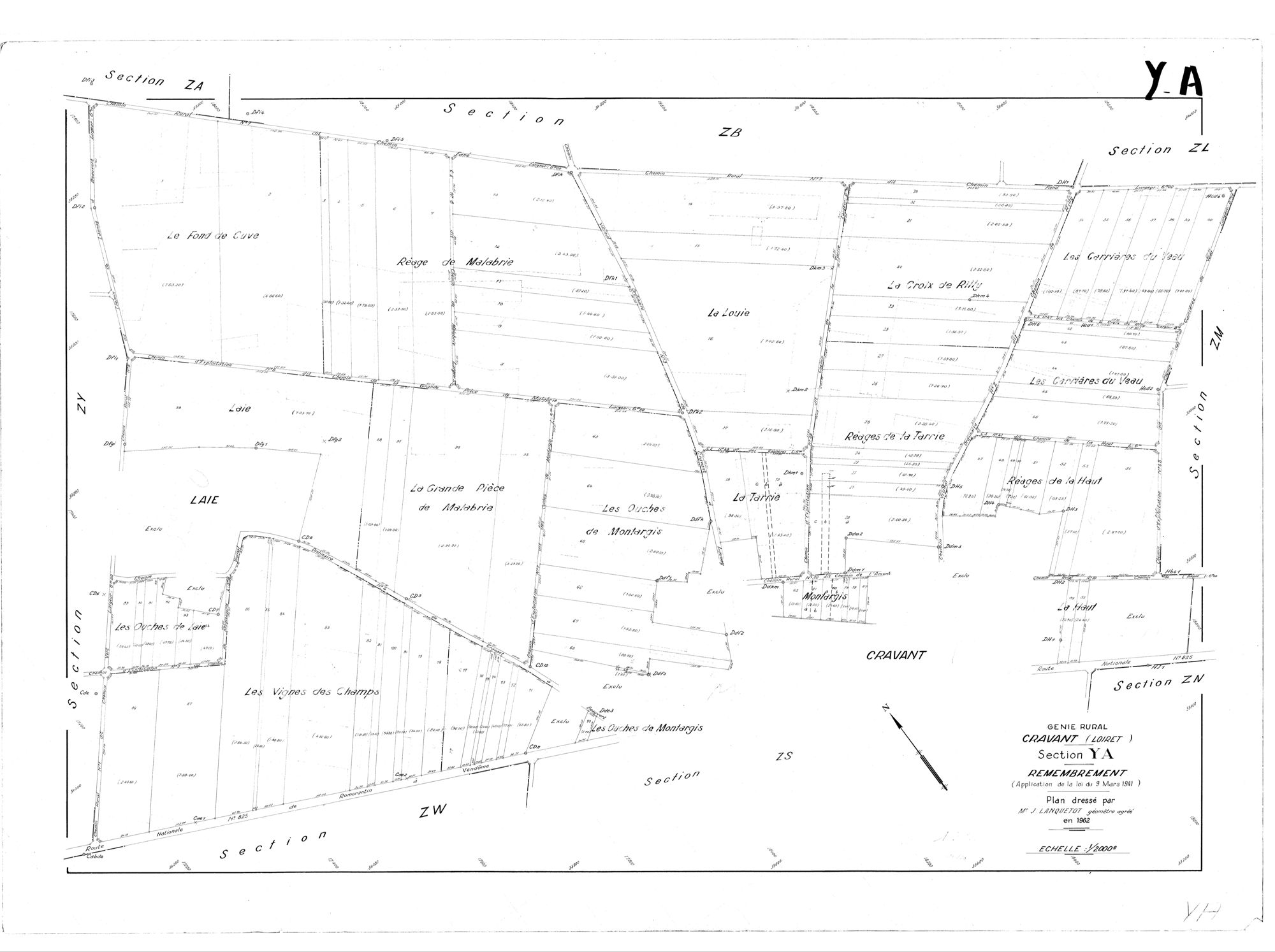 Cravant - Sections