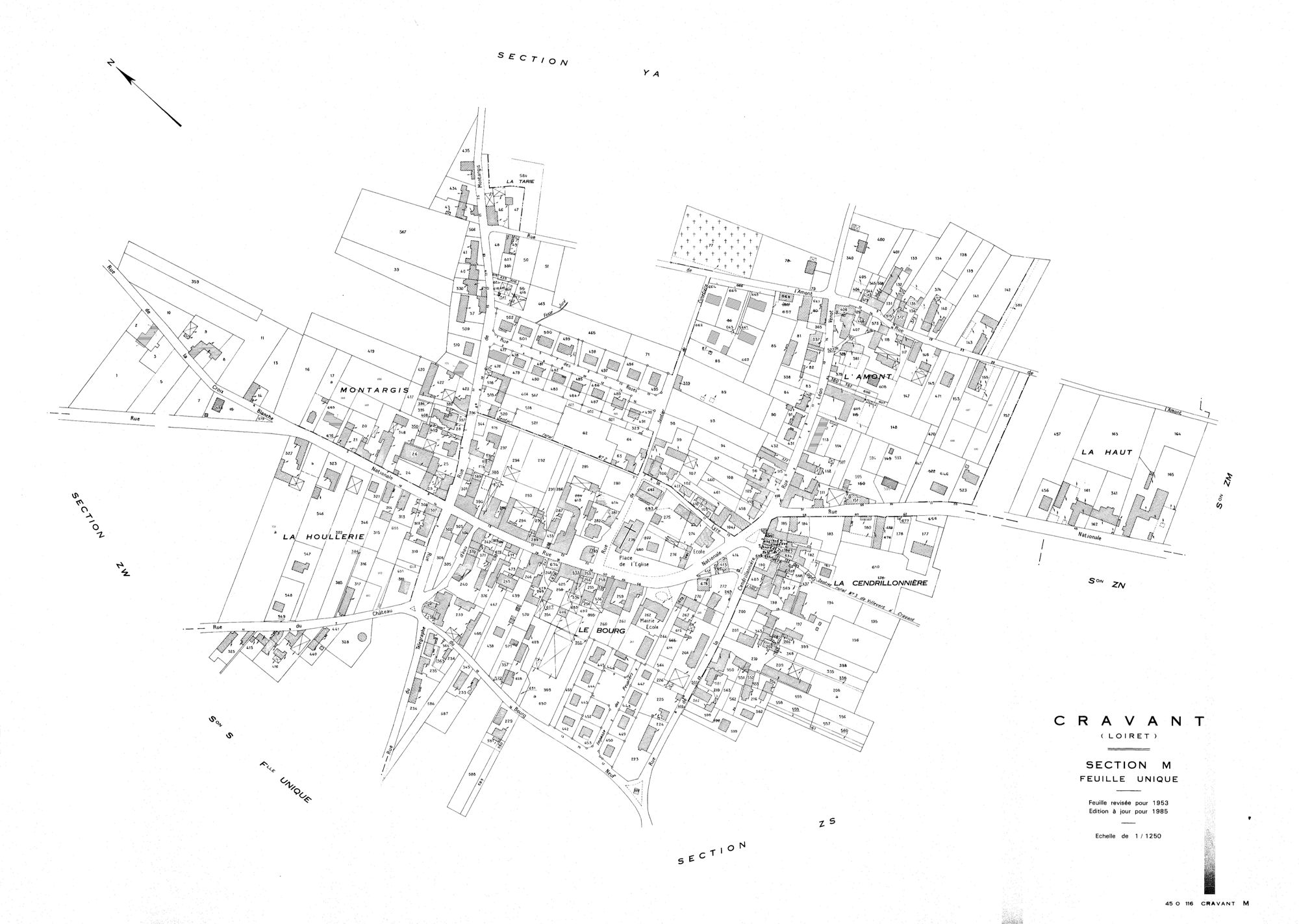 Cravant - Sections